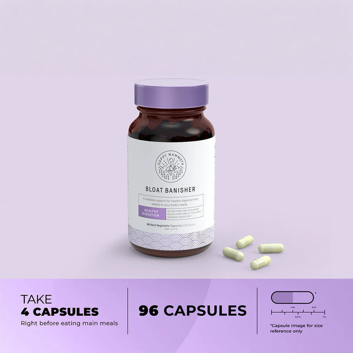 Happy Mammoth  Bloat Banisher™ 72 capsules