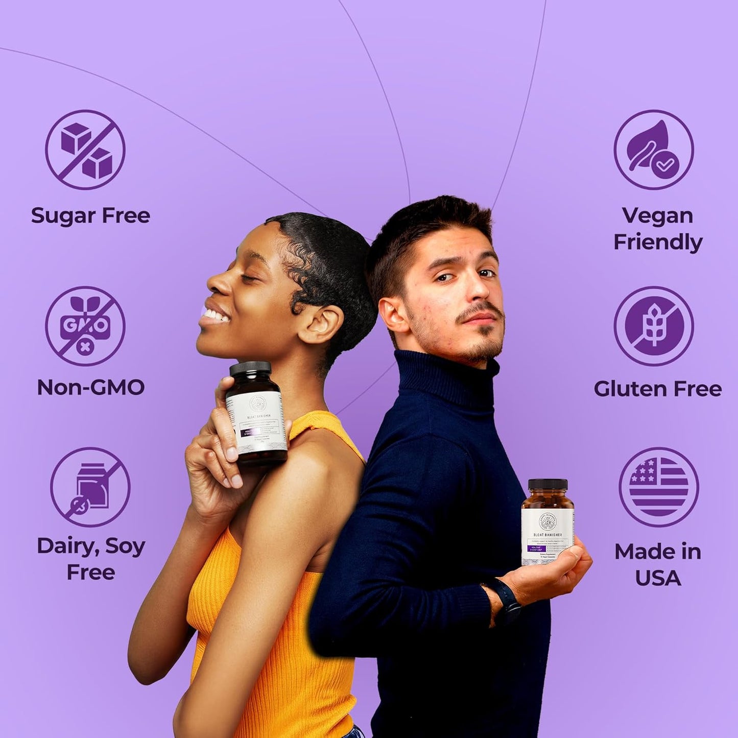 Happy Mammoth  Bloat Banisher™ 72 capsules